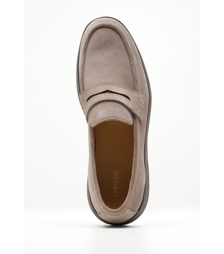 Men Moccasins Spherica.Mocca Taupe Buckskin Geox