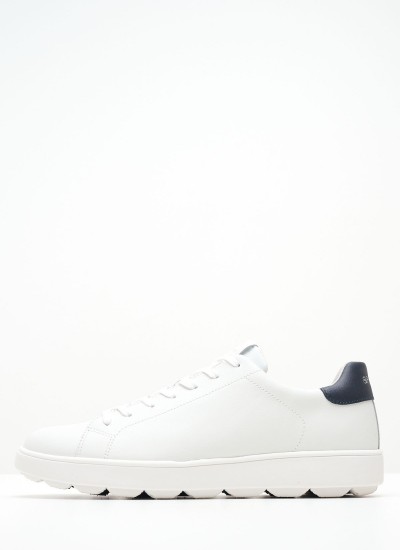 Men Casual Shoes Rey White Leather Perlamoda