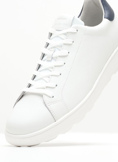 Men Casual Shoes Rey White Leather Perlamoda