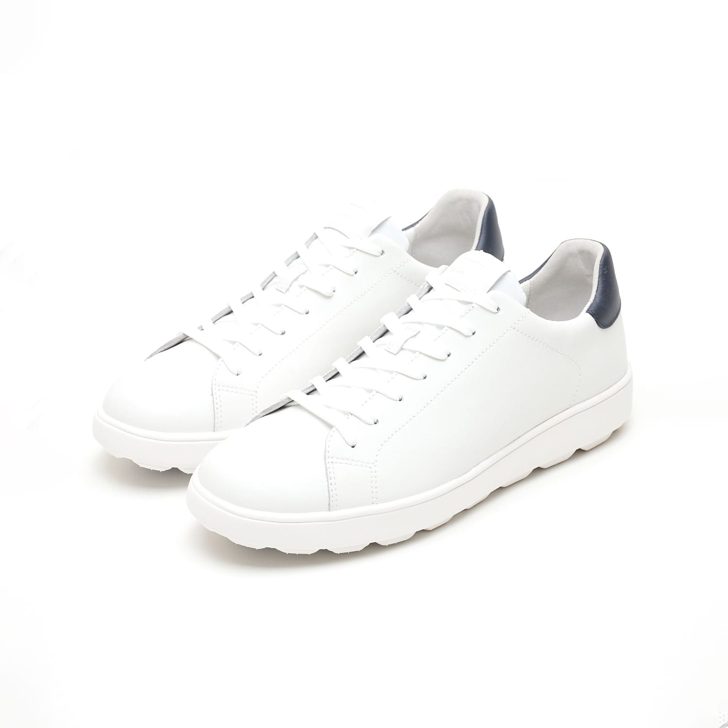Ανδρικά Παπούτσια Casual Spherica.Rico Άσπρο Δέρμα Geox Ανδρικά Παπούτσια Casual Spherica.Rico Άσπρο Δέρμα Geox