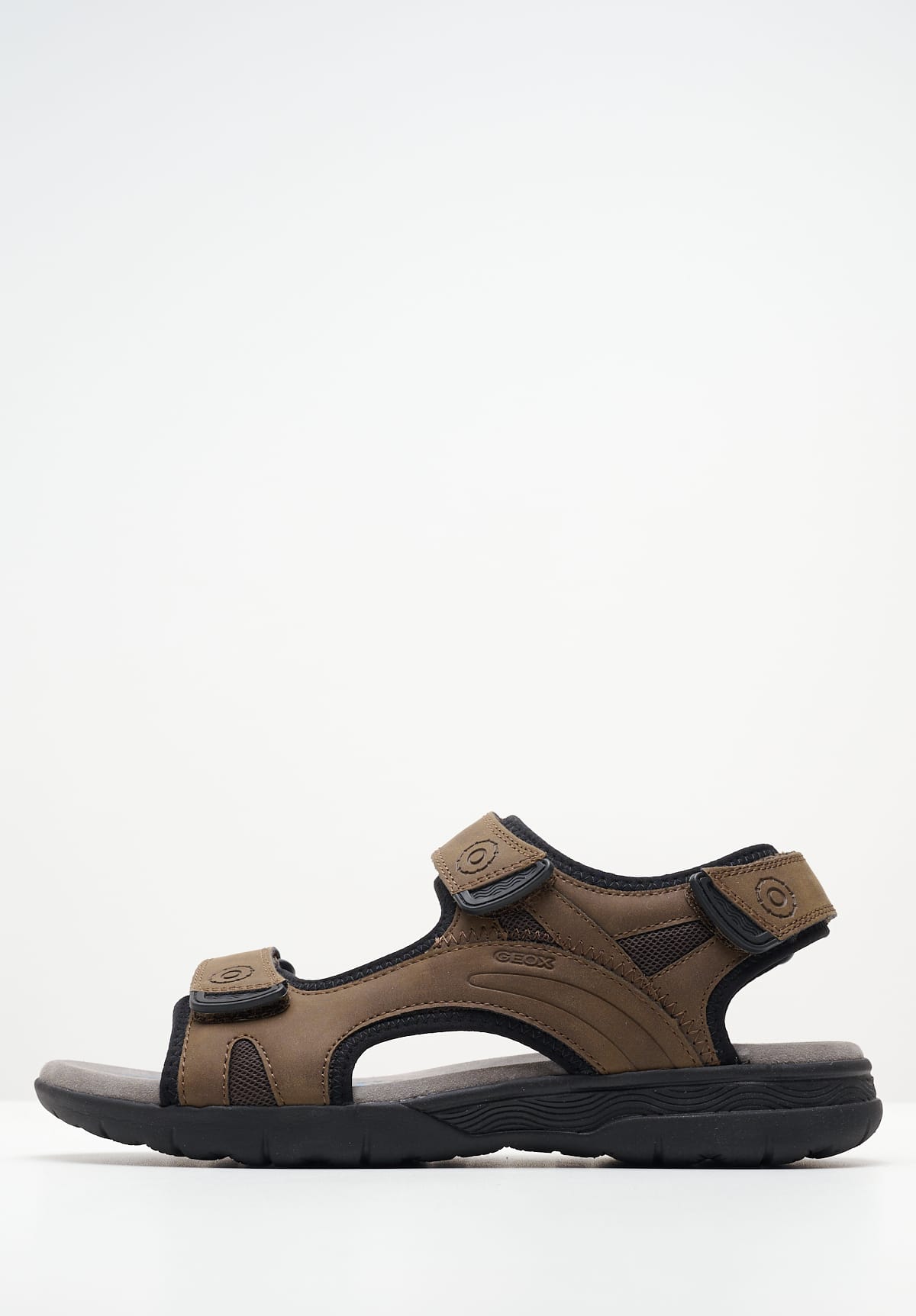 Men Flip Flops Sandals from the Geox brand Spherica.Sandal Brown ECOleather mortoglou.gr eshop
