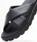 Men Flip Flops & Sandals Spherica.Sand Black Leather Geox