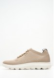 Men Casual Shoes Spherica Beige Fabric Geox