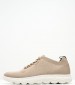 Men Casual Shoes Spherica Beige Fabric Geox