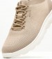 Men Casual Shoes Spherica Beige Fabric Geox