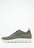 Men Casual Shoes Spherica Green Fabric Geox