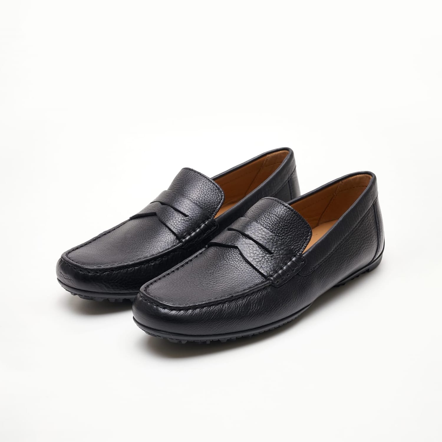 Men Moccasins U.Kosmopolis2 Black Leather Geox Men Moccasins U.Kosmopolis2 Black Leather Geox