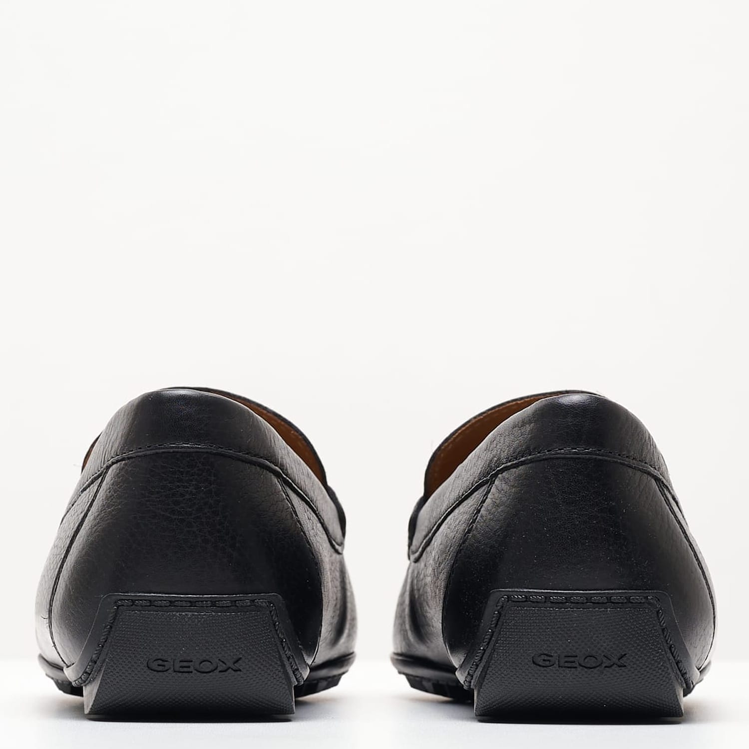 Men Moccasins U.Kosmopolis2 Black Leather Geox Men Moccasins U.Kosmopolis2 Black Leather Geox