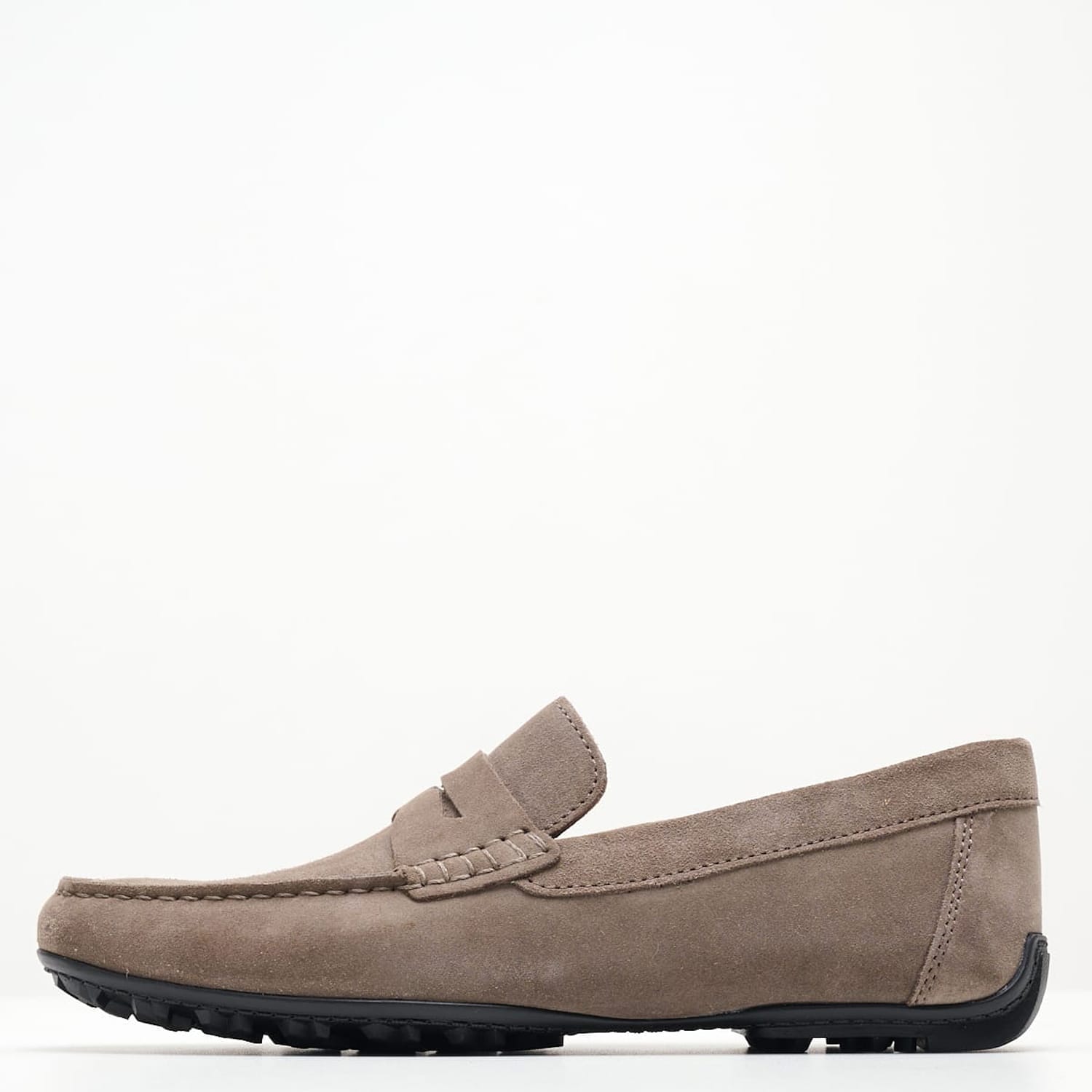 Men Moccasins U.Kosmopolis Grey Buckskin Geox