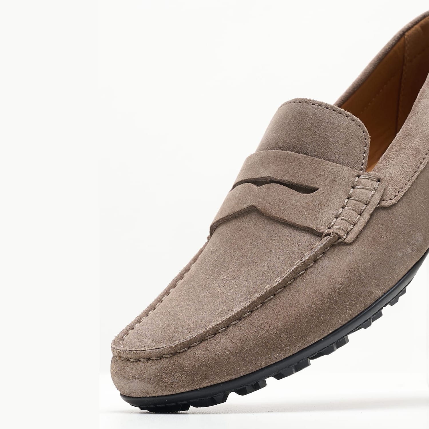 Men Moccasins U.Kosmopolis Grey Buckskin Geox
