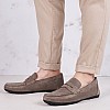 Men Moccasins U.Kosmopolis Grey Buckskin Geox Men Moccasins U.Kosmopolis Grey Buckskin Geox