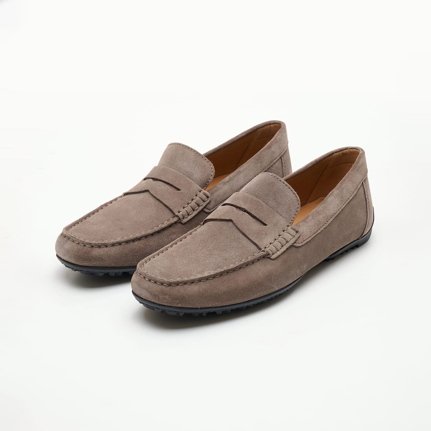 Men Moccasins U.Kosmopolis Grey Buckskin Geox Men Moccasins U.Kosmopolis Grey Buckskin Geox