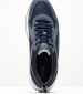 Men Casual Shoes U.Terrestre Blue Fabric Geox