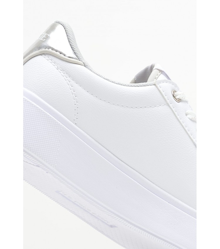 Women Casual Shoes Ashley003 White ECOleather U.S. Polo Assn.