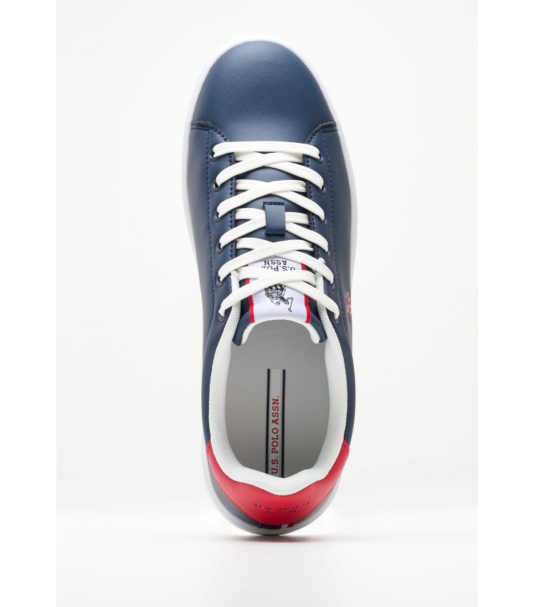 Ανδρικά Παπούτσια Casual Byron001 Μπλε ECOleather U.S. Polo Assn.