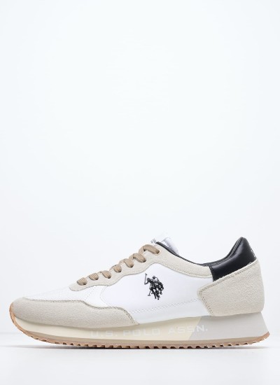 Ανδρικά Παπούτσια Casual Wilys003 Άσπρο ECOleather U.S. Polo Assn.