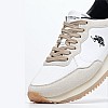 Ανδρικά Παπούτσια Casual Cleef006 Άσπρο Δέρμα Καστόρι U.S. Polo Assn. Ανδρικά Παπούτσια Casual Cleef006 Άσπρο Δέρμα Καστόρι U.S. Polo Assn.