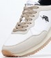 Men Casual Shoes Cleef006 White Buckskin U.S. Polo Assn.