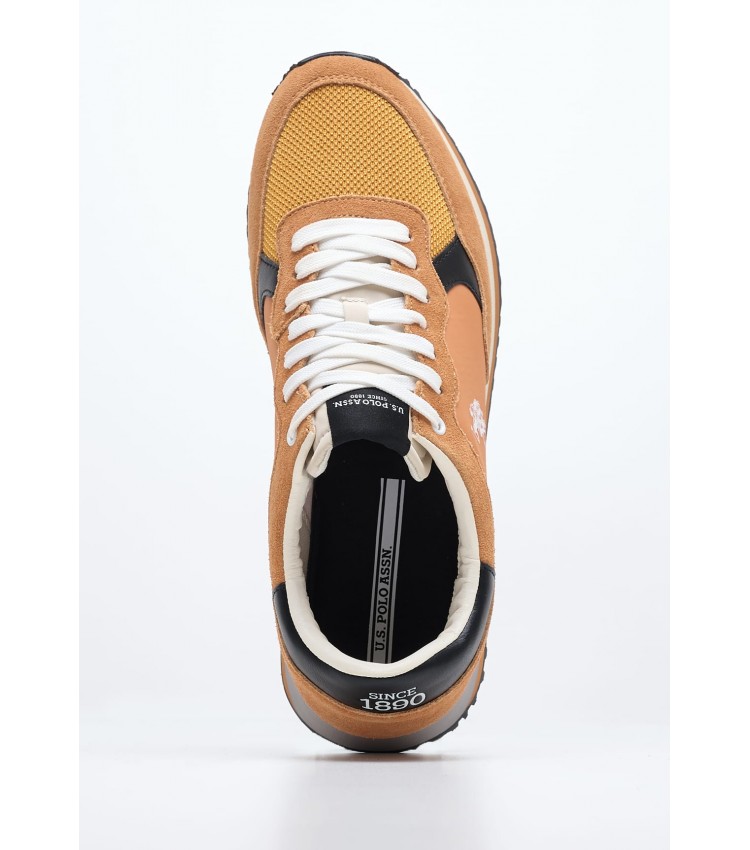 Men Casual Shoes Cleef006 Orange Buckskin U.S. Polo Assn.