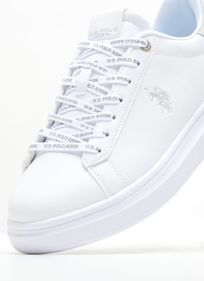 Ανδρικά Παπούτσια Casual Wilys003 Άσπρο ECOleather U.S. Polo Assn.