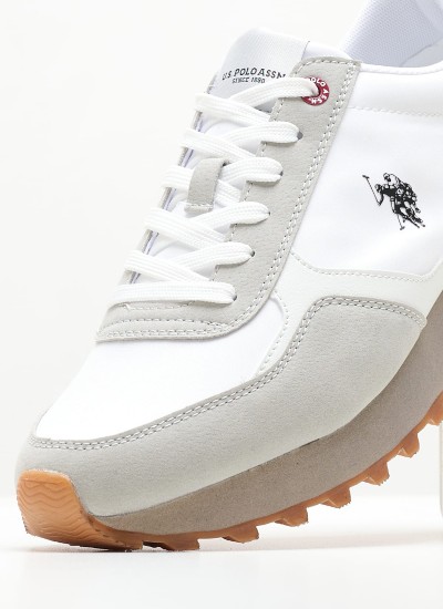 Ανδρικά Παπούτσια Casual Wilys003 Γκρι ECOleather U.S. Polo Assn.