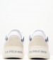 Ανδρικά Παπούτσια Casual Nole003A Άσπρο ECOleather U.S. Polo Assn.