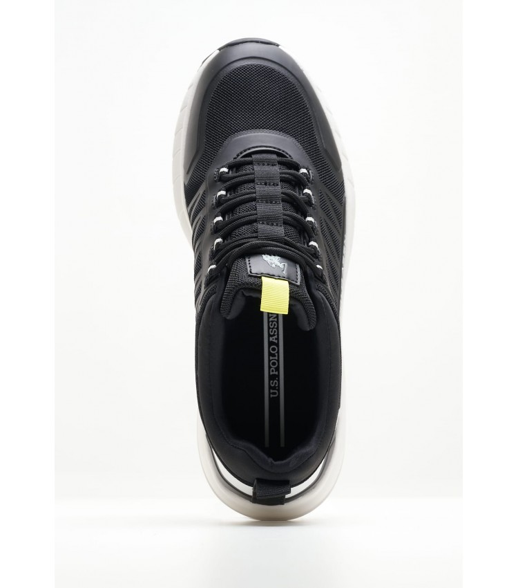 Ανδρικά Παπούτσια Casual Seth008 Μαύρο 'Υφασμα U.S. Polo Assn.