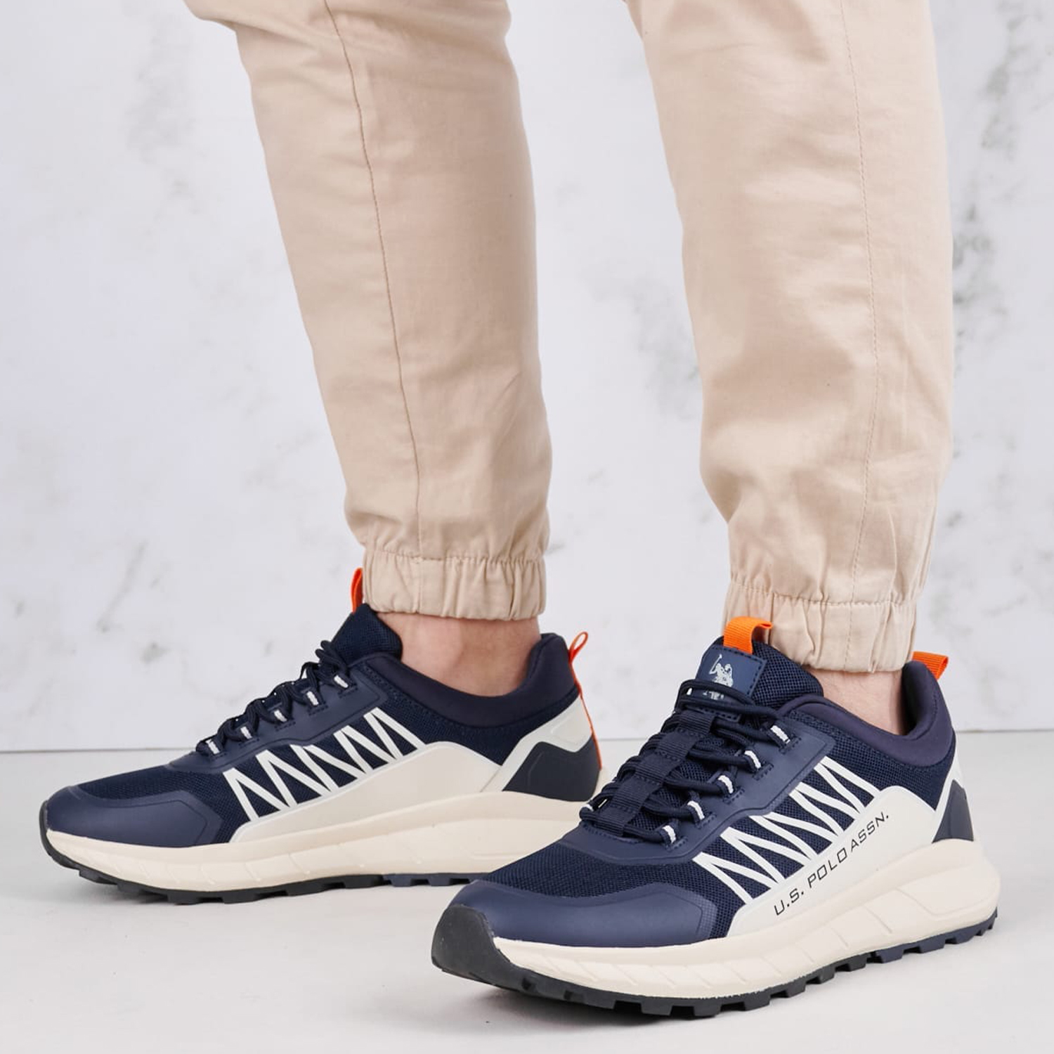 Ανδρικά Παπούτσια Casual Seth008 Μπλε 'Υφασμα U.S. Polo Assn.