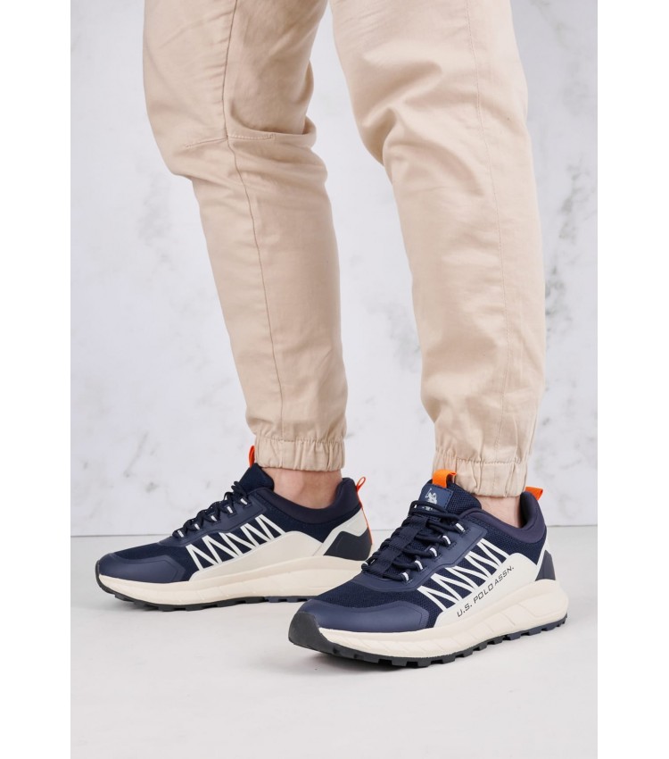 Men Casual Shoes Seth008 Blue U.S. Polo Assn.