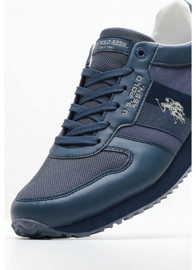 Ανδρικά Παπούτσια Casual Xirio008 Μπλε Ύφασμα U.S. Polo Assn.