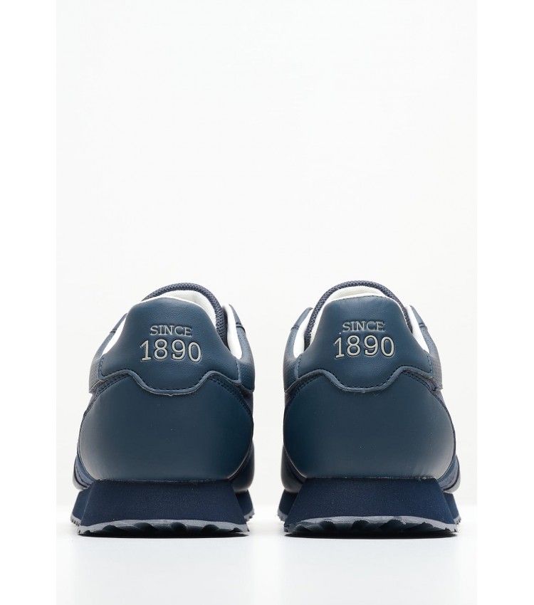 Men Casual Shoes Xirio008 Blue Fabric U.S. Polo Assn.