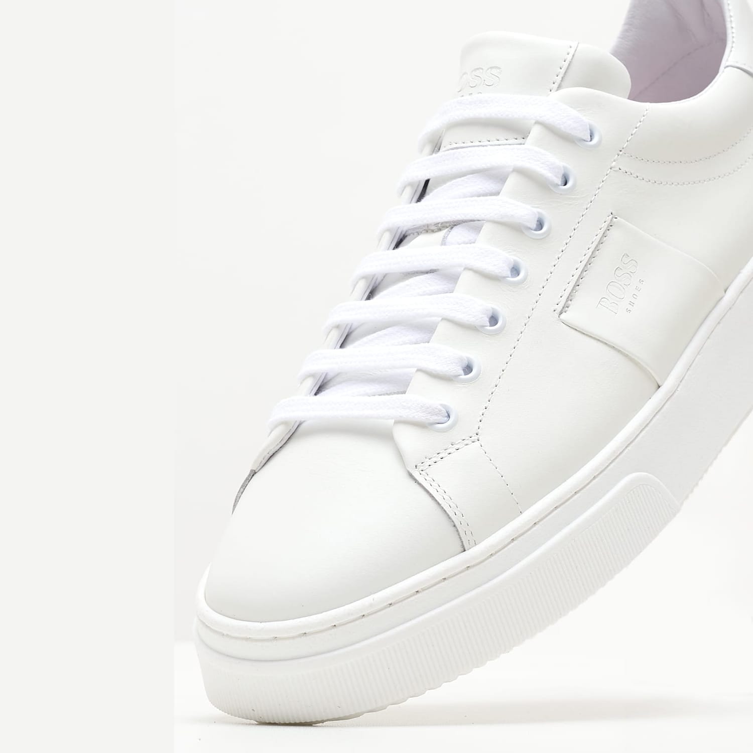 Ανδρικά Παπούτσια Casual Z521 Άσπρο Δέρμα Boss shoes
