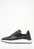 Men Casual Shoes Z640 Black Leather Boss shoes