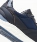 Men Casual Shoes Z640 Blue Leather Boss shoes