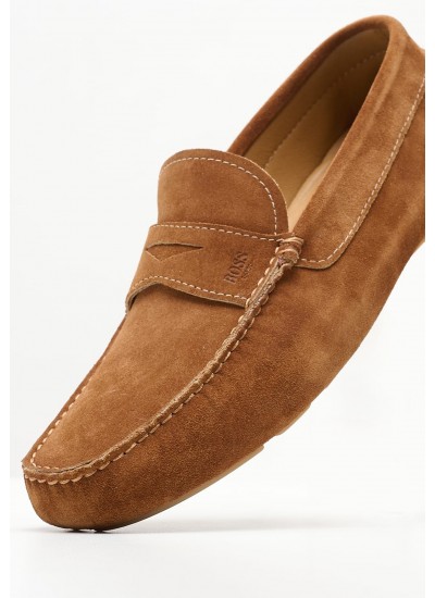 Men Moccasins Z6890.Suede Tabba Buckskin Boss shoes