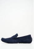 Men Moccasins Z6890.Suede Blue Buckskin Boss shoes