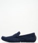 Men Moccasins Z6890.Suede Blue Buckskin Boss shoes
