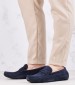 Men Moccasins Z6890.Suede Blue Buckskin Boss shoes