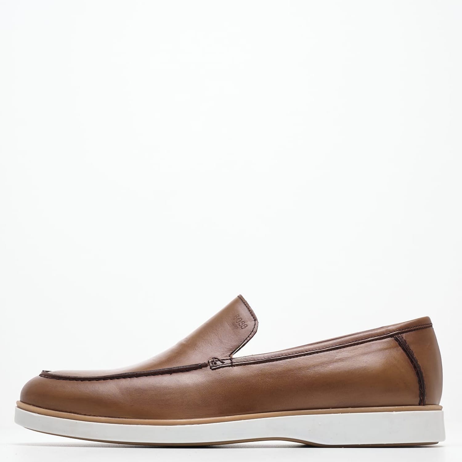Ανδρικά Μοκασίνια Z6898 Ταμπά Δέρμα Boss shoes