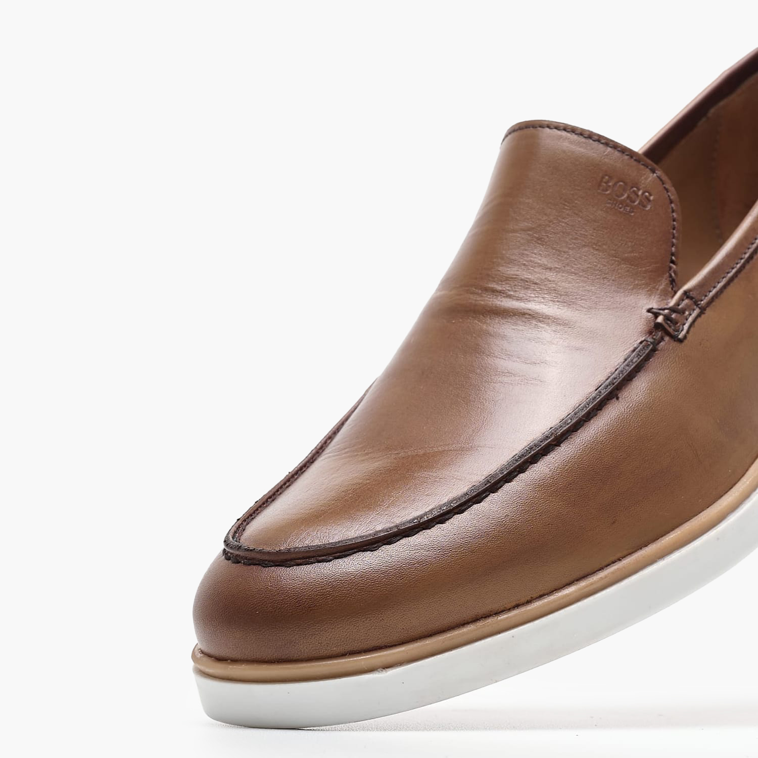 Ανδρικά Μοκασίνια Z6898 Ταμπά Δέρμα Boss shoes