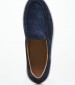 Men Moccasins Z7461 Blue Buckskin Boss shoes