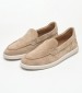 Men Moccasins Z7461 Beige Buckskin Boss shoes