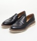 Men Moccasins Z7479 Black Leather Boss shoes