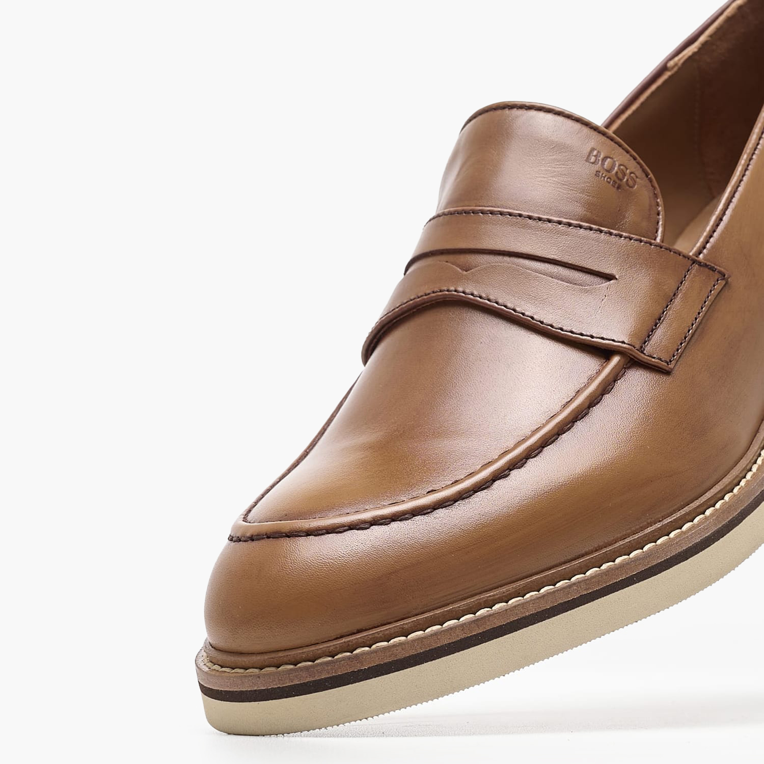 Ανδρικά Μοκασίνια Z7479 Ταμπά Δέρμα Boss shoes