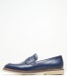 Men Moccasins Z7479 Blue Leather Boss shoes