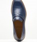 Men Moccasins Z7479 Blue Leather Boss shoes