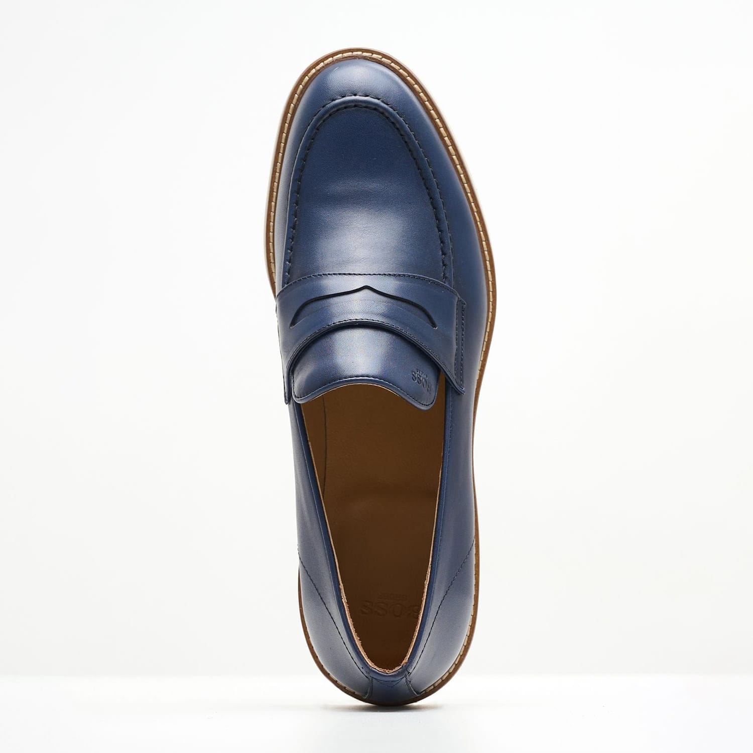 Ανδρικά Μοκασίνια Z7479 Μπλε Δέρμα Boss shoes Ανδρικά Μοκασίνια Z7479 Μπλε Δέρμα Boss shoes
