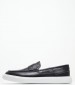 Men Moccasins Z7507 Black Leather Boss shoes