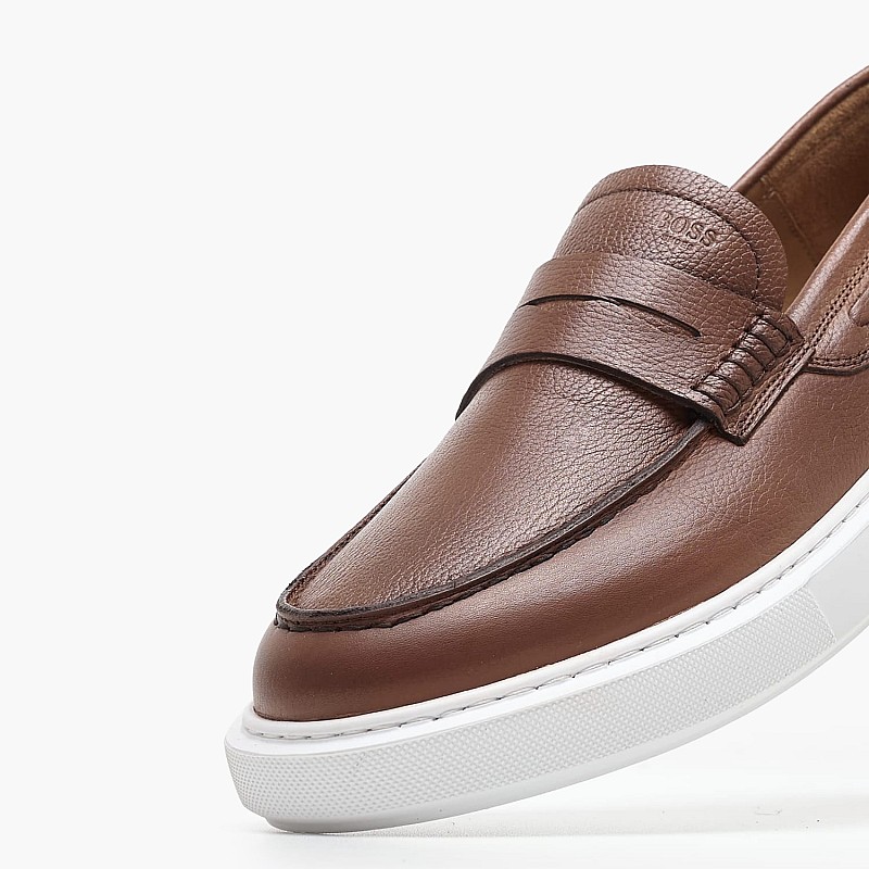 Ανδρικά Μοκασίνια Z7507 Ταμπά Δέρμα Boss shoes