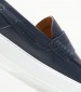 Ανδρικά Μοκασίνια Z7507 Μπλε Δέρμα Boss shoes